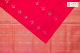 Pink and peach soft silk saree - MIRASILKS Pink and peach soft silk saree